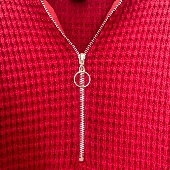 Vintage 90s Forenza Mod Quarter Zip, Size Small - Picture 2 of 5